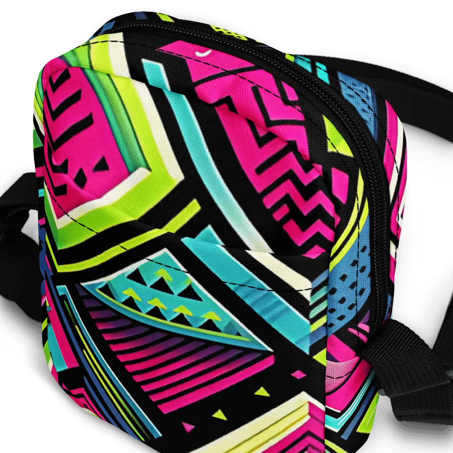 Neon Pop Art Utility Crossbody Bag product image (9)
