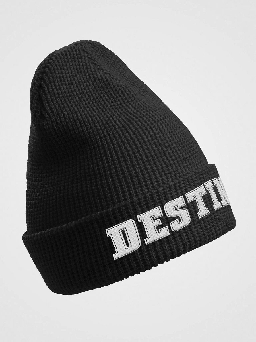 Destin Bold Embroidered Waffle Beanie product image (11)