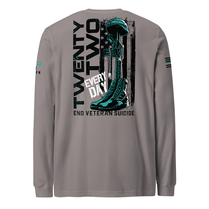 22 Everyday: End Veteran Suicide Long Sleeve product image (9)