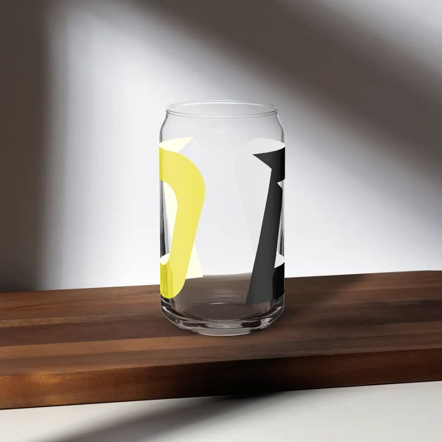 Double Logo Glass Cup product image (5)