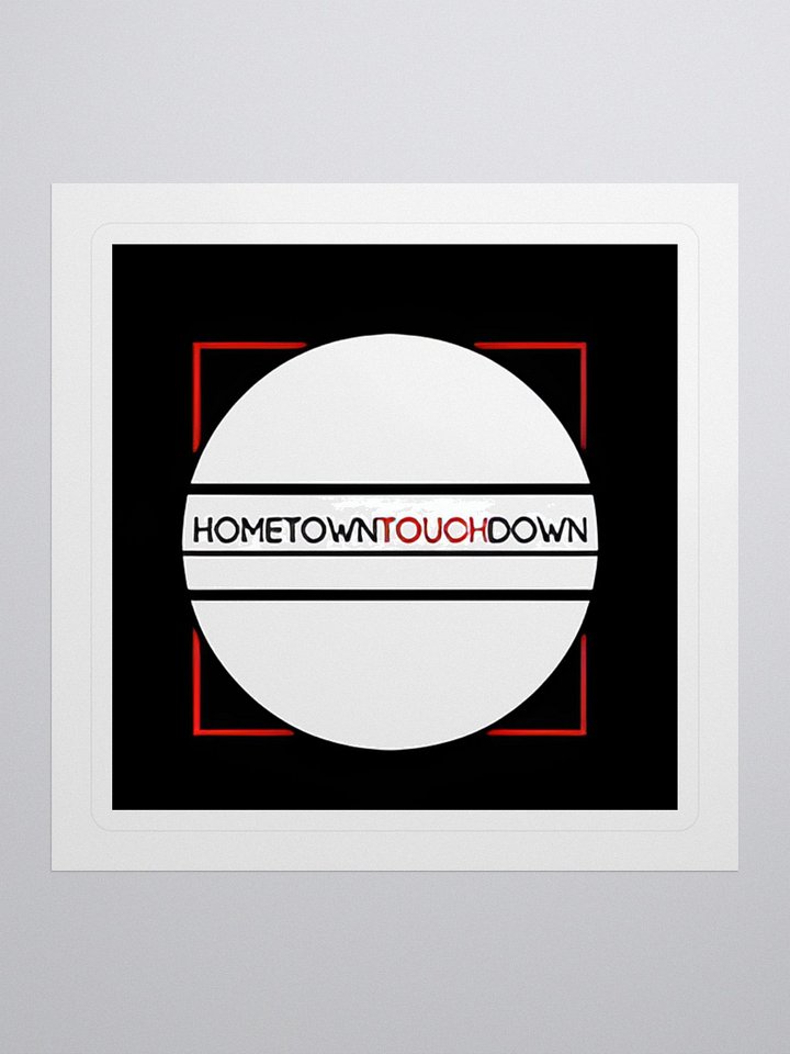 HOMETOWN TOUCHDOWN Kiss Cut Stickers product image (1)