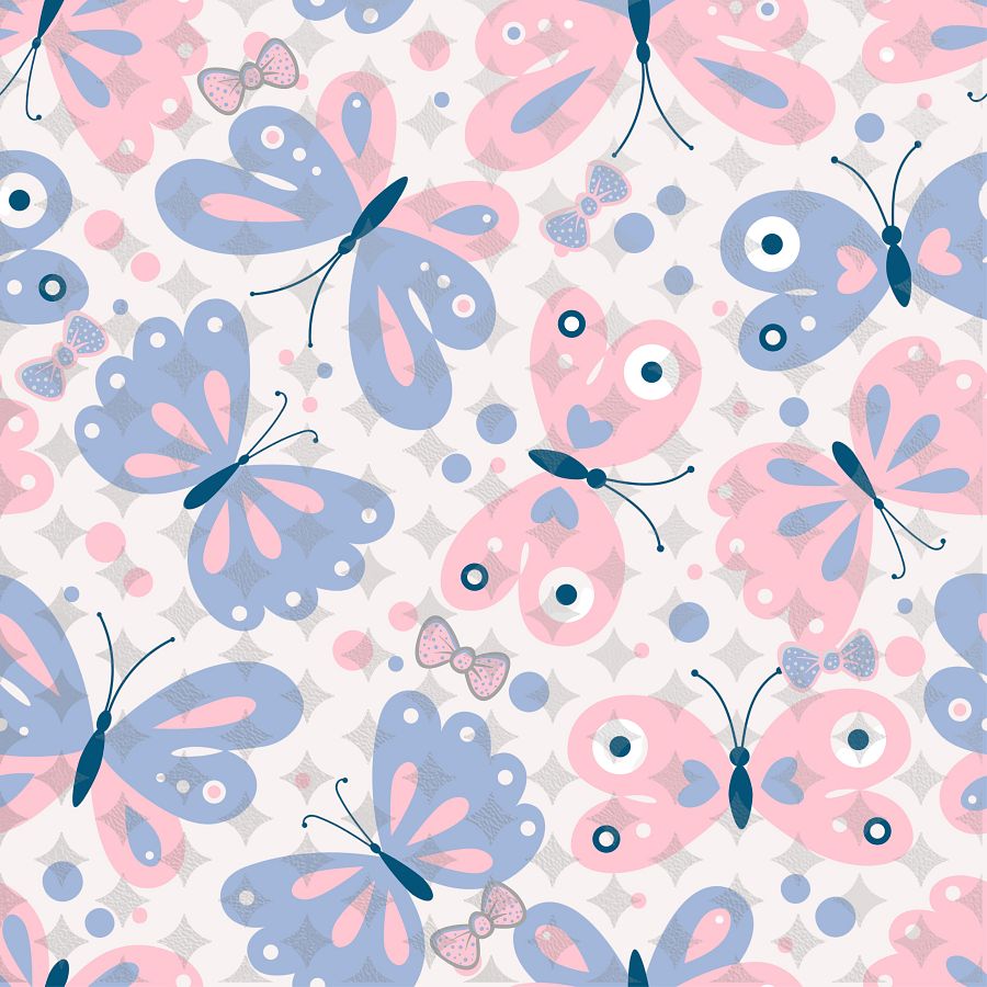 Sweet Flies Seamless Pattern product image (1)
