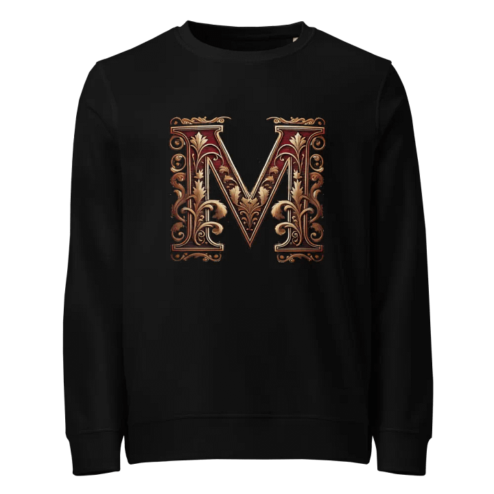 Golden Floral Monogram Sweatshirt product image (1)