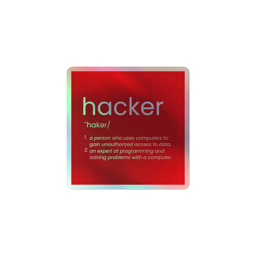 Hackers Only Sticker product image (1)