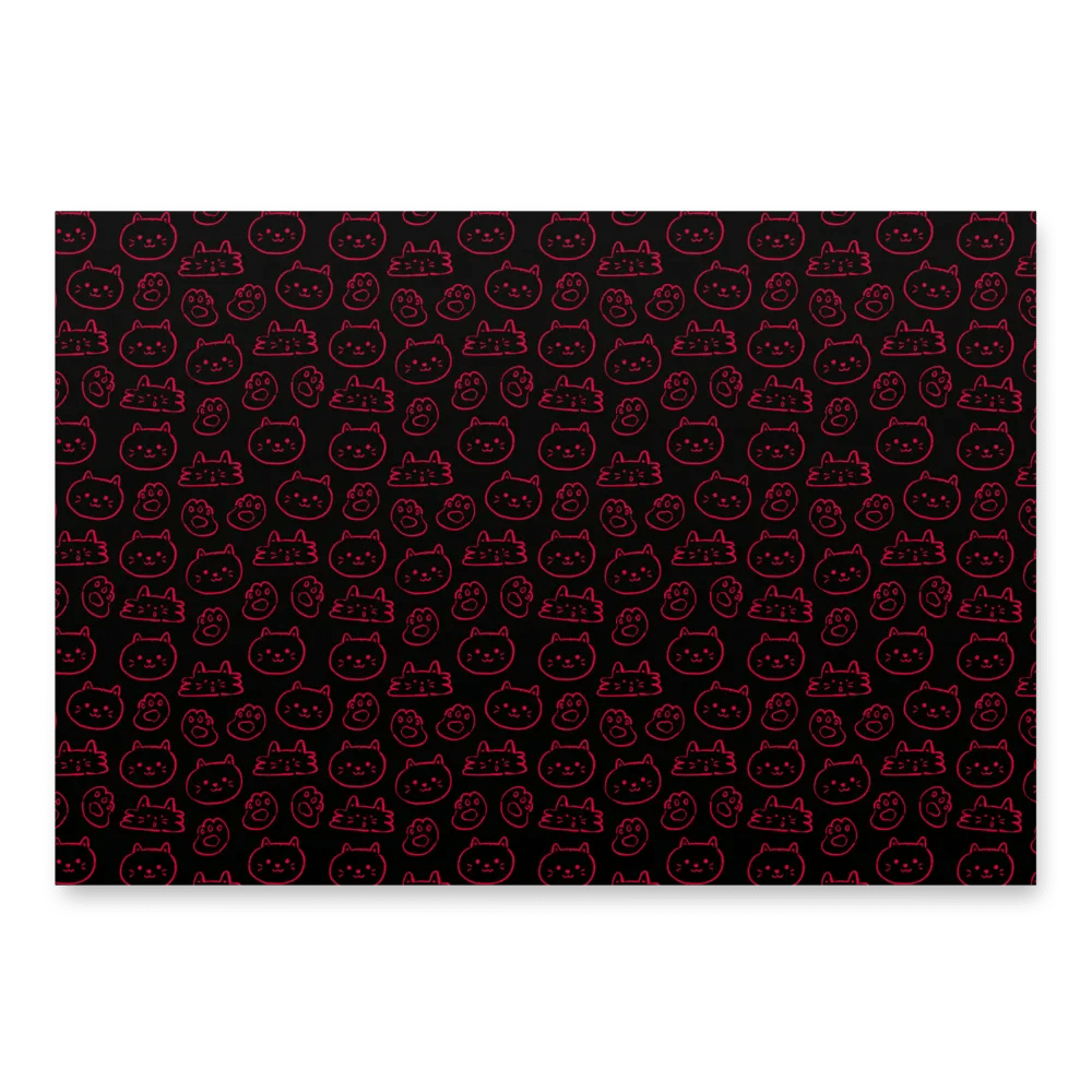 Midnight Kitty Wrap Paper (Set of 3) product image (4)