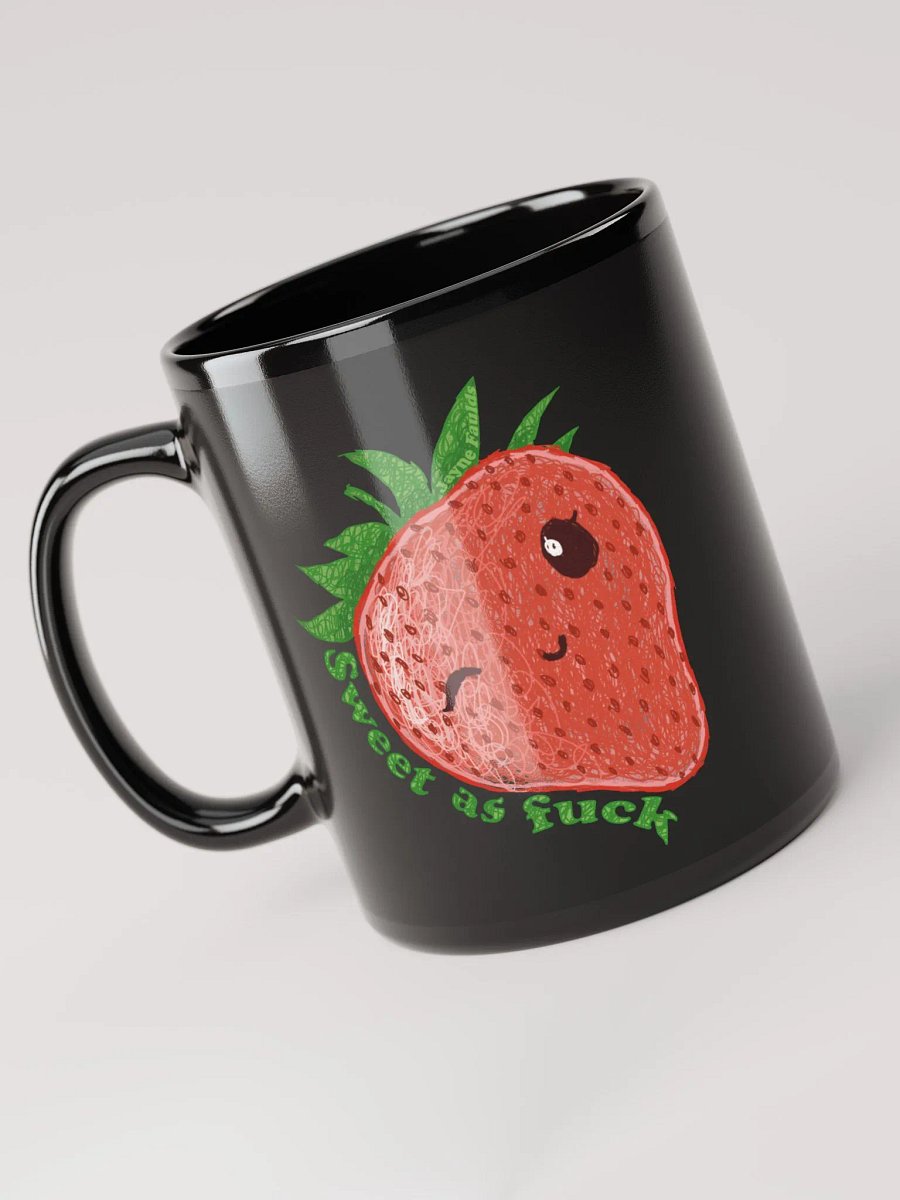 Lottie's Sweet Strawb Black Mug product image (3)