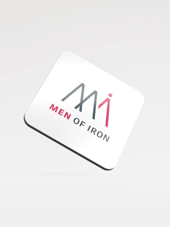 MEN OF IRON: Glossed Cork Coaster Set product image (1)
