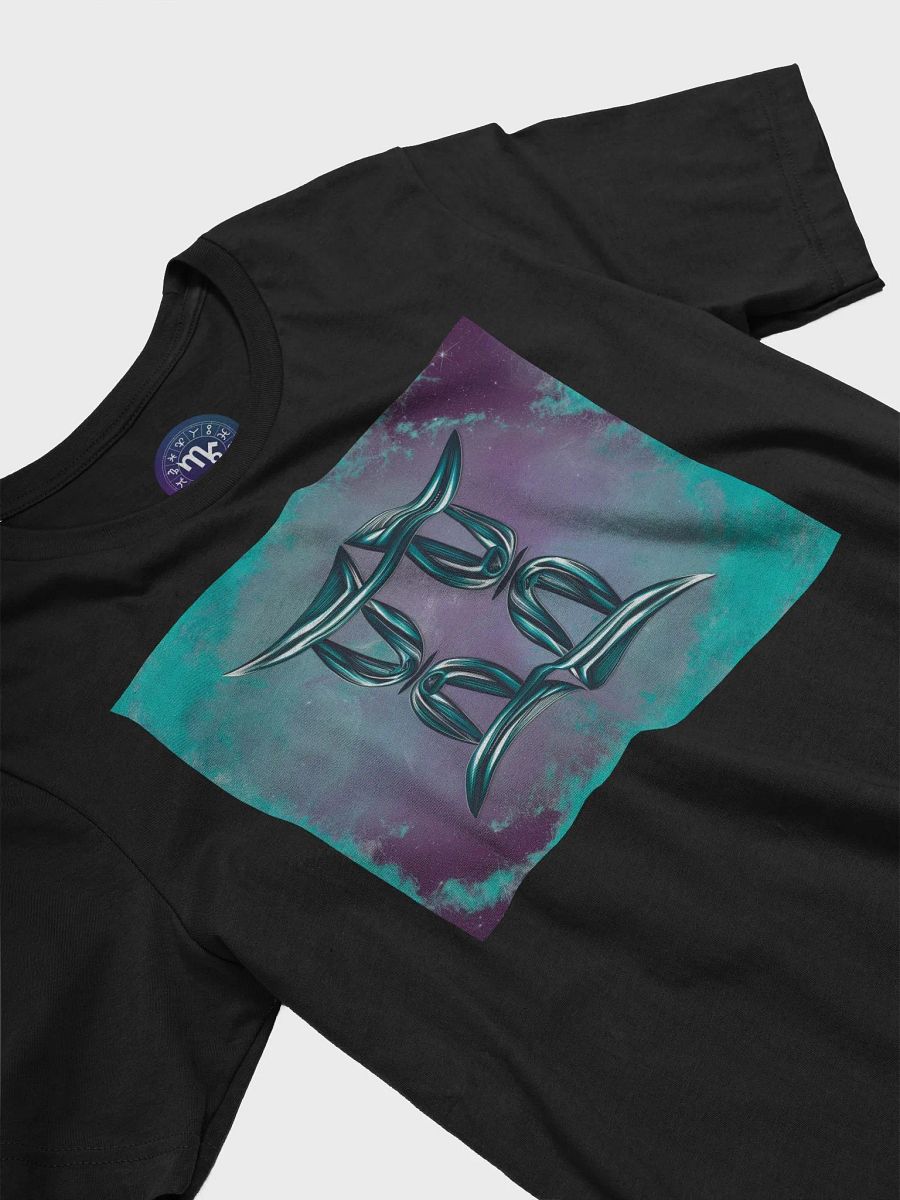 Gemini Zodiac Unisex T-Shirt - Abstract Cosmic Design, Exclusive Astrology Gift product image (5)