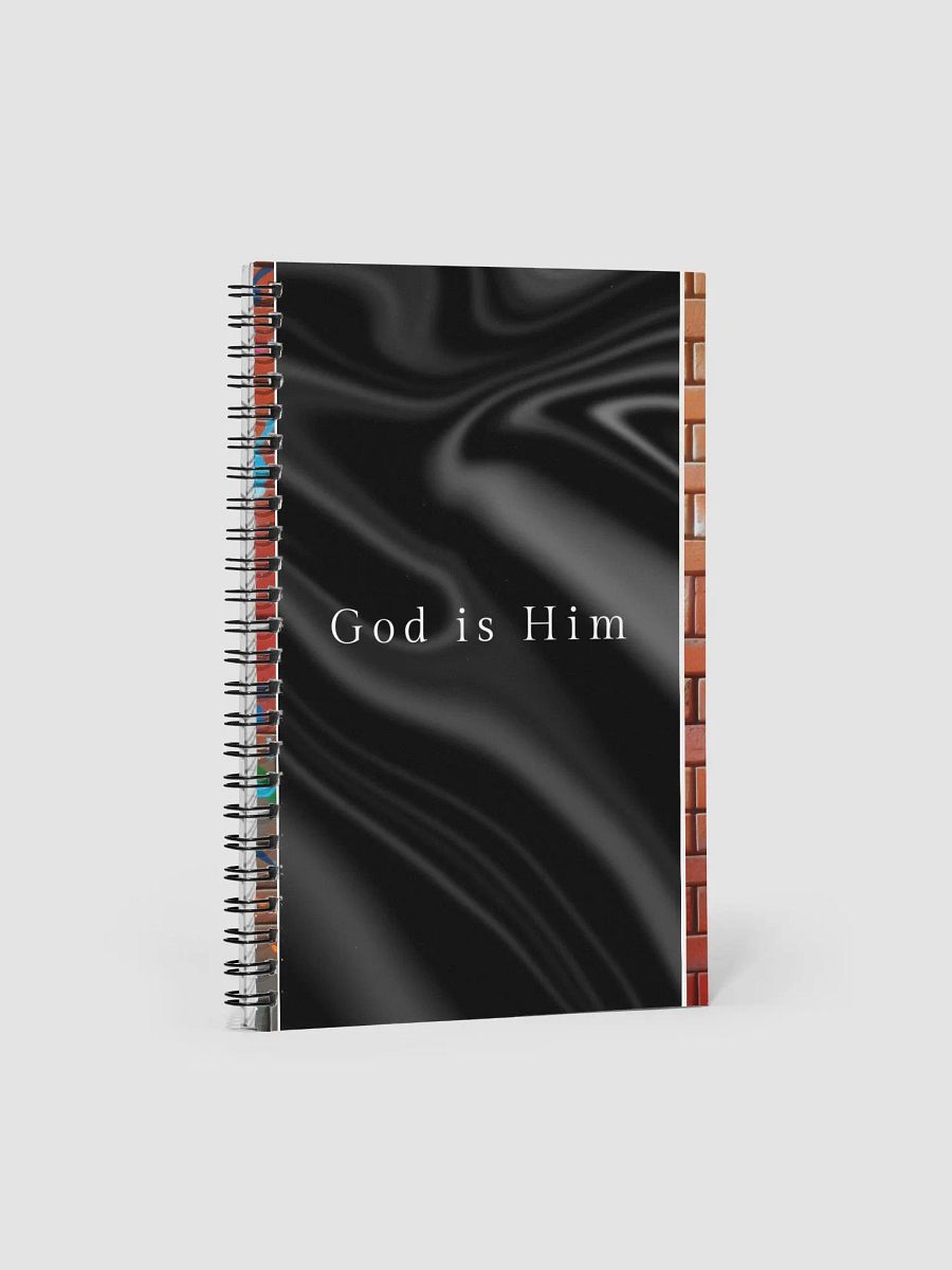 God is him notebook agenda made uniquely for you ; Agenda Note book product image (1)