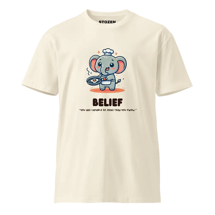 Belief Chef Elephant Premium T-Shirt product image (1)