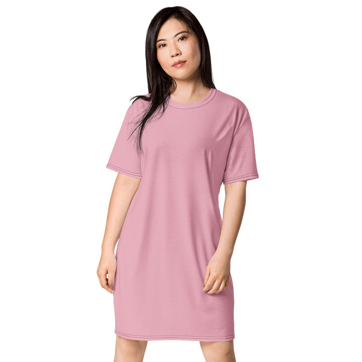 Oversized T-Shirt Dress - Romantic Cupid, Sizes 2XS-6XL product image (1)
