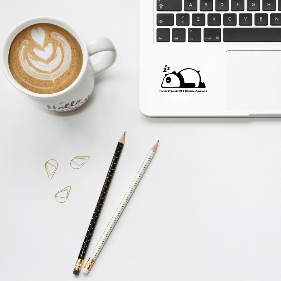 Panda Dreams: 100% Bamboo Approved Sticker product image (14)
