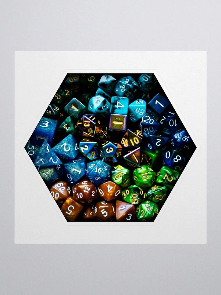 Hexed Dice Sticker product image (1)