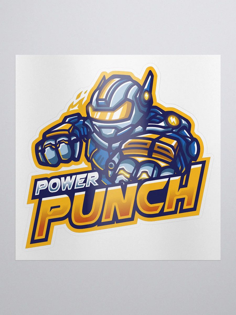 PunchBot W/ Logo Sticker product image (1)
