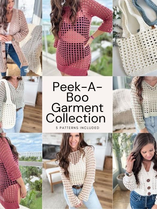 Peek-A-Boo Garment Collection, 5 Crochet Pattern Ebook product image (1)