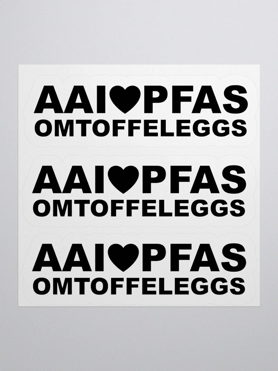 Aai love PFAS - Stickers product image (2)