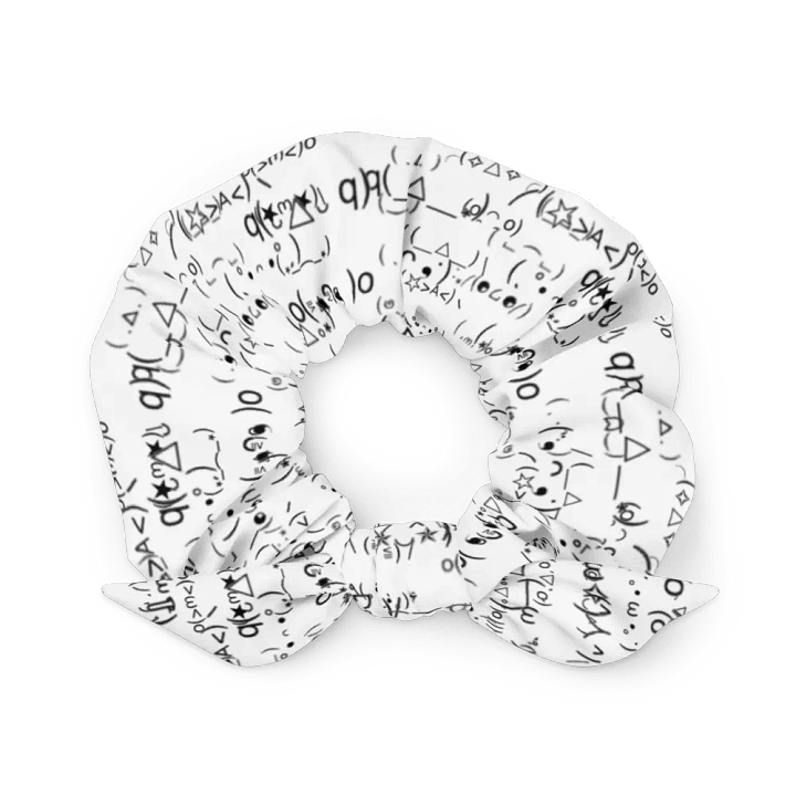 kaomoji scrunchie product image (2)