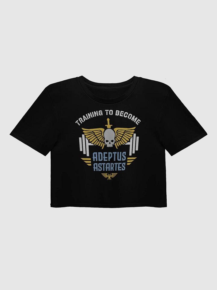 Training to Become Adeptus Astartes" Women's Crop Top | Warhammer 40K Fitness Style product image (1)