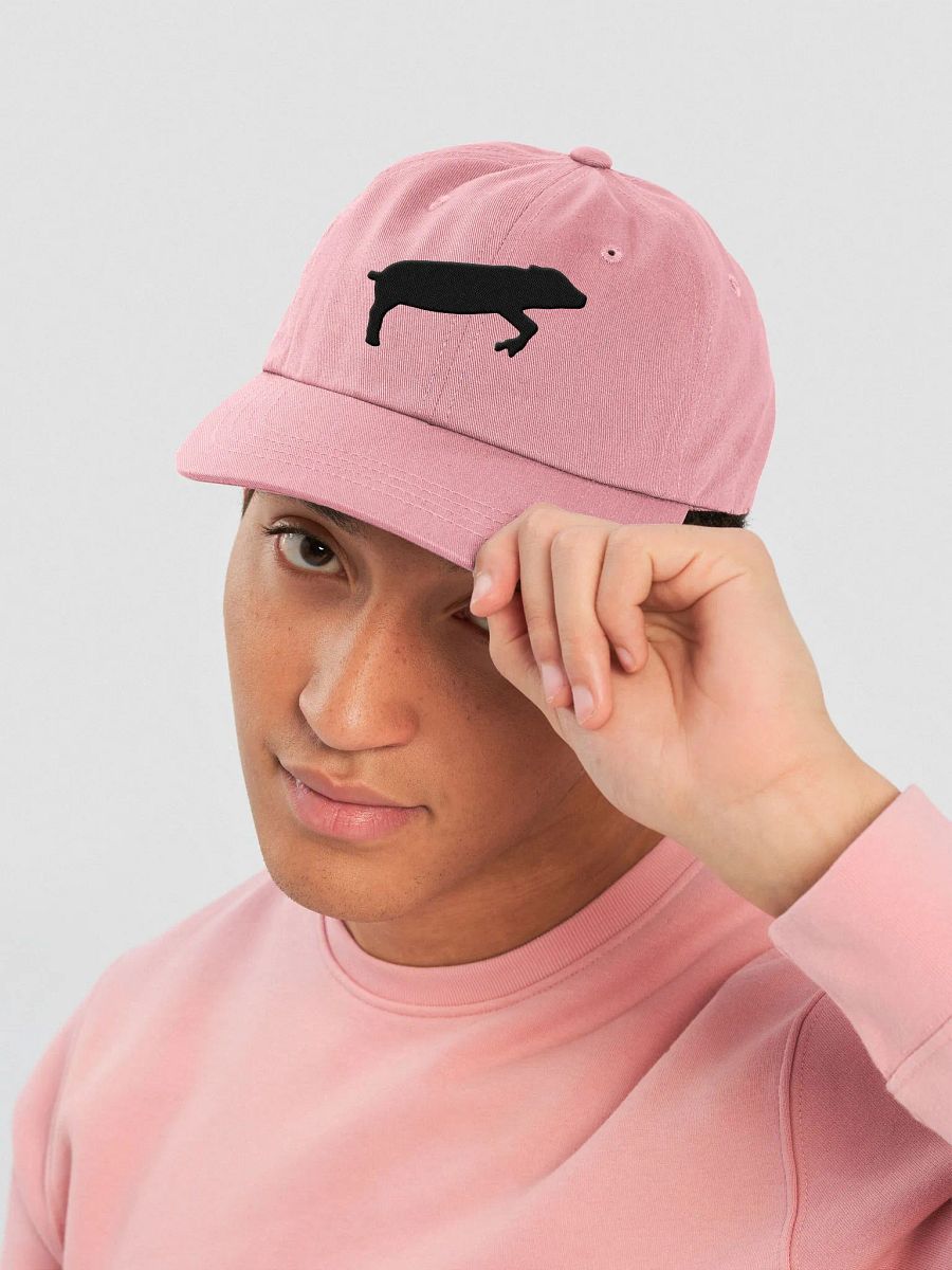 Leaping Pig Logo DARK (Classic Dad Hat) product image (55)