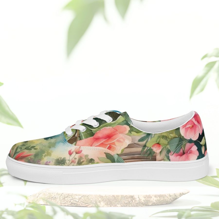 The Lost Garden of Heligan All Over Print Canvas Shoes product image (10)