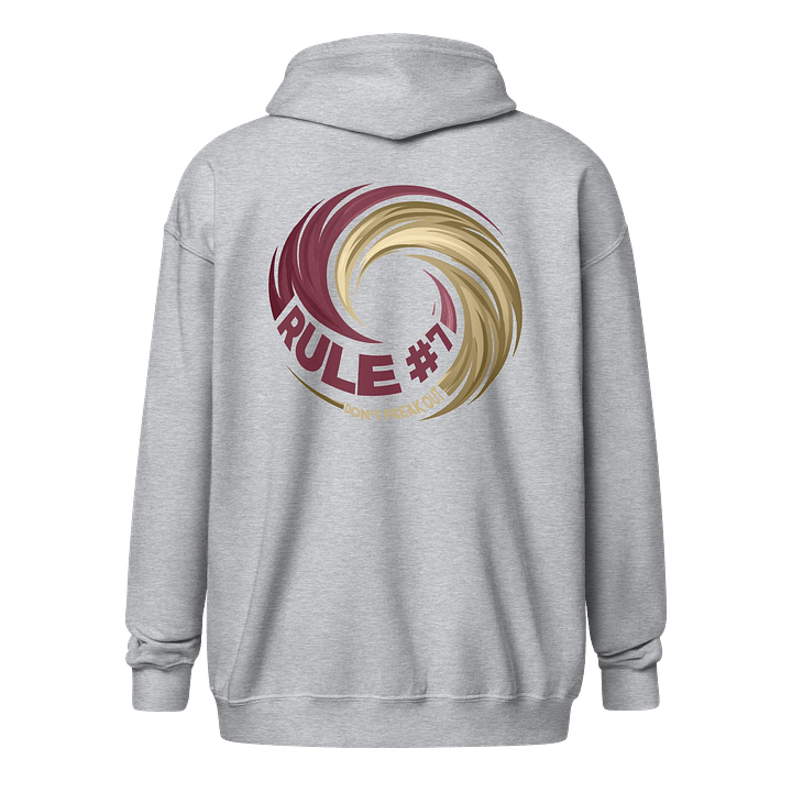 Rule #7 Zip Hoodie Garnet and Gold product image (22)