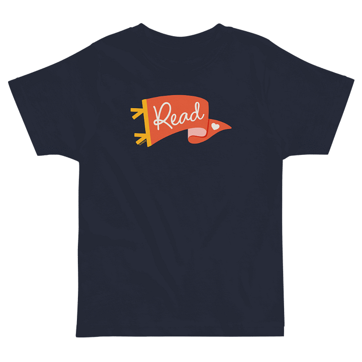 Go Team...Read! Red Pennant Toddler T-Shirt product image (1)