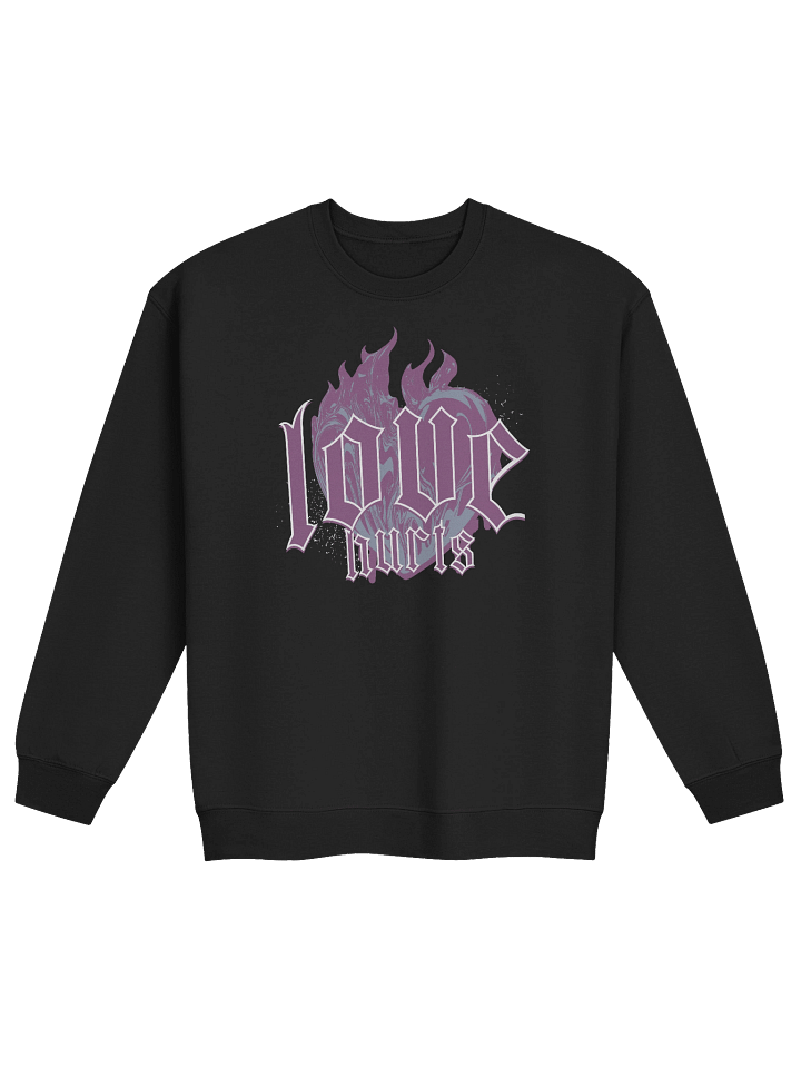 Stylish Love Hurts Crewneck Sweatshirt for Everyday Wear product image (1)