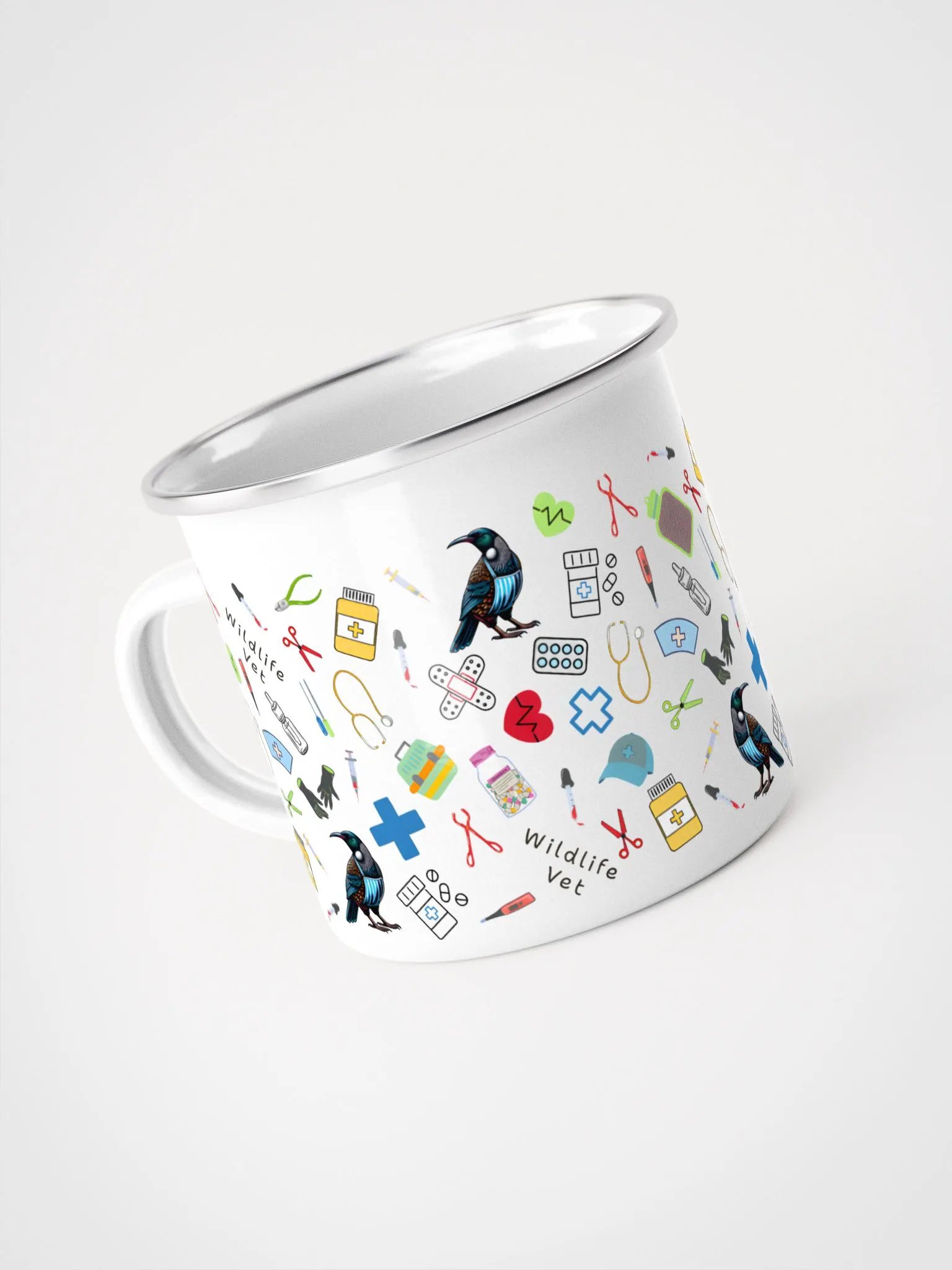 Wildlife Vet Adventure Essential Enamel Mug product image (4)