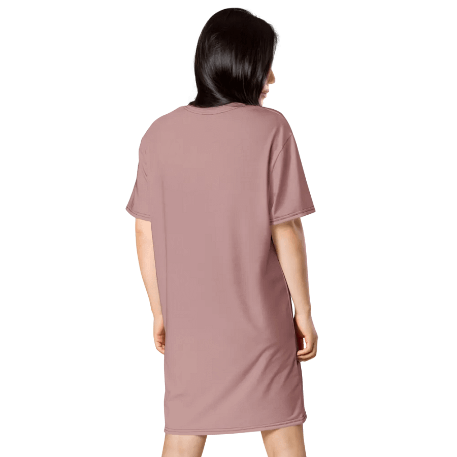 Effortless Chic Pink T-Shirt Dress product image (3)