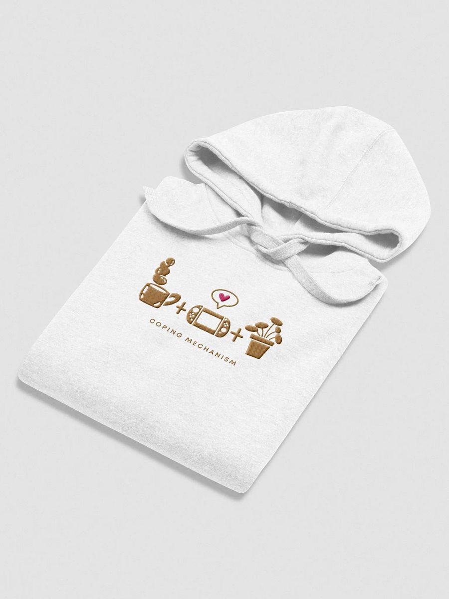 COPING MECHANISM BROWN HOODIE product image (6)