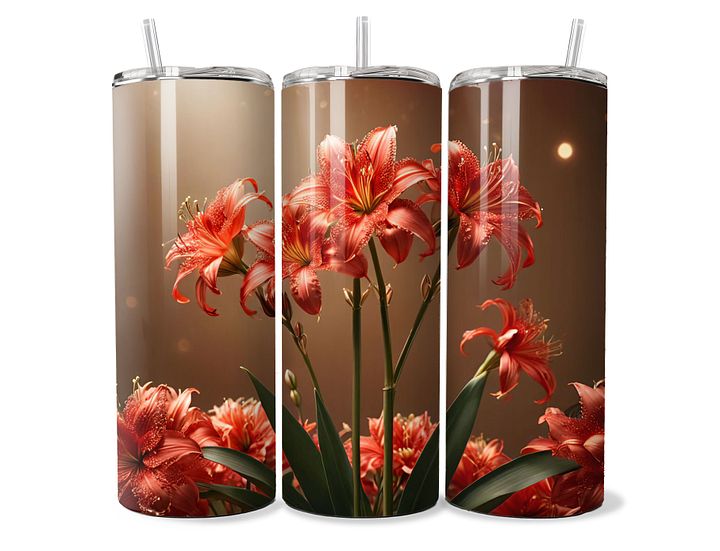 Elegant Lily Tumbler - 20oz Stainless Steel product image (1)