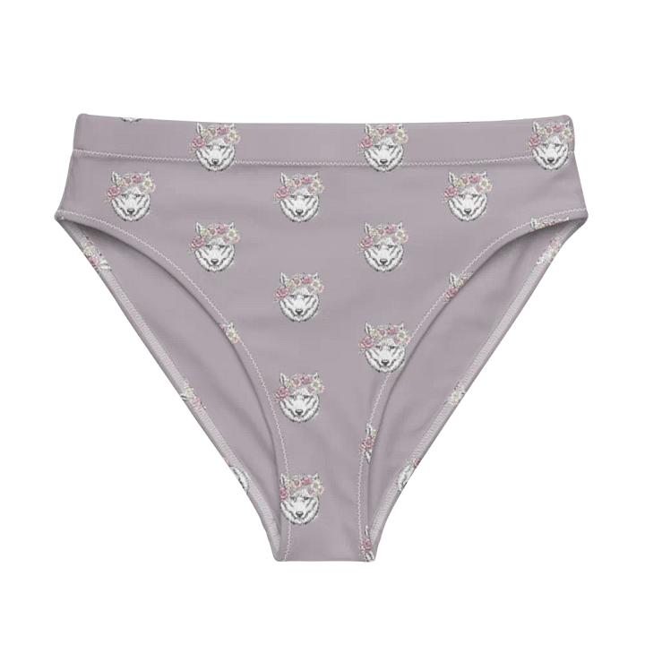 Floral Feline Fantasy High Waisted Bikini Bottoms product image (1)