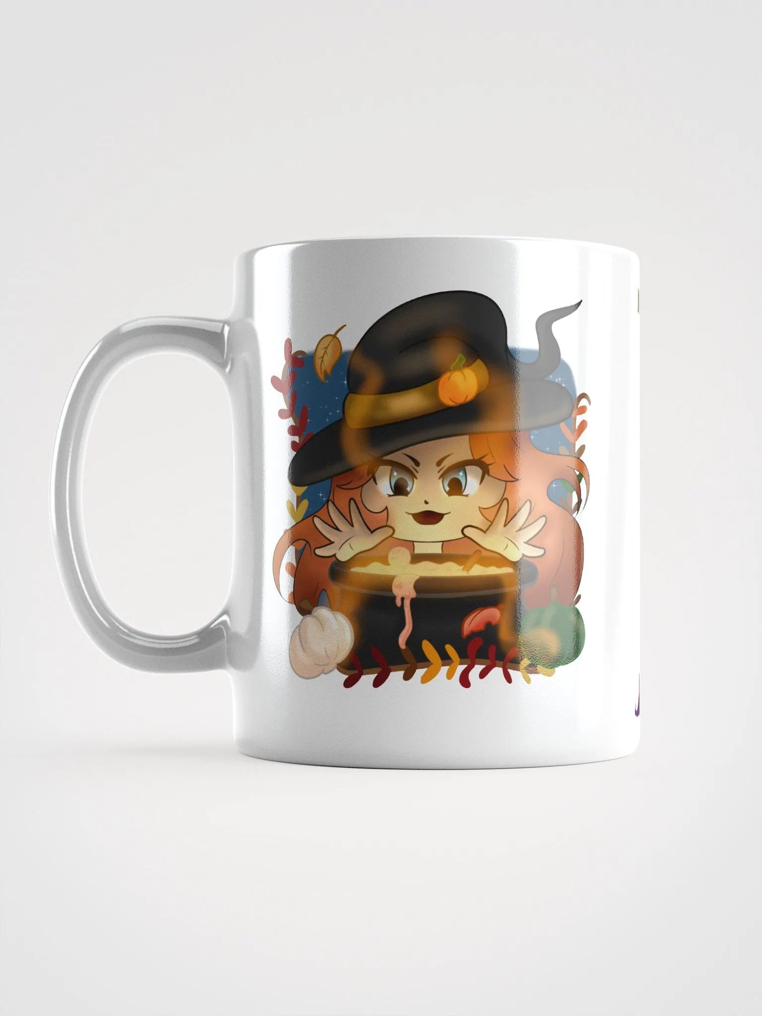 Pumpkin Witch Panda Mug product image (6)