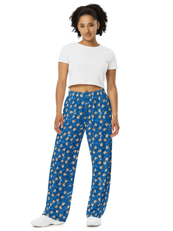 Pomeranian Blue Wide-Leg Pants product image (1)