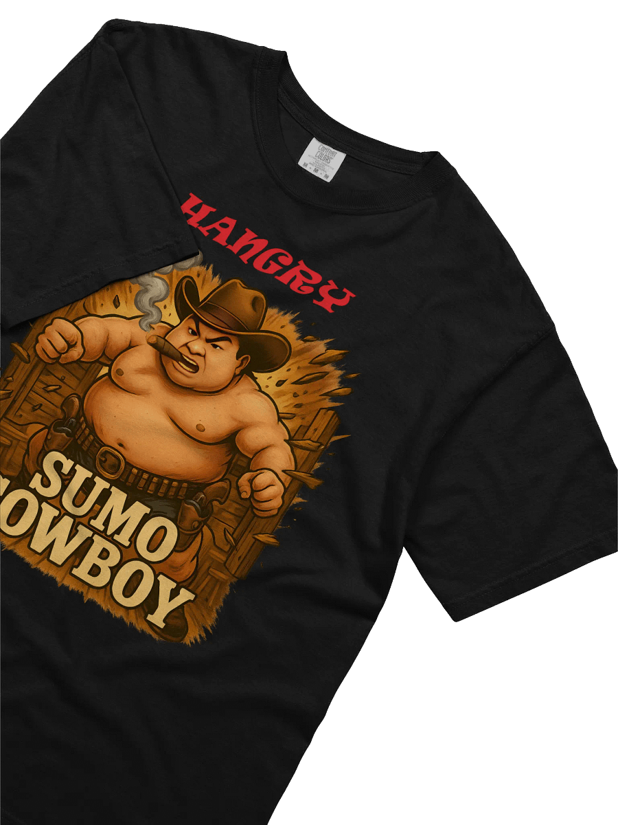 Hangry Sumo Cowboy Comfort Tee product image (3)