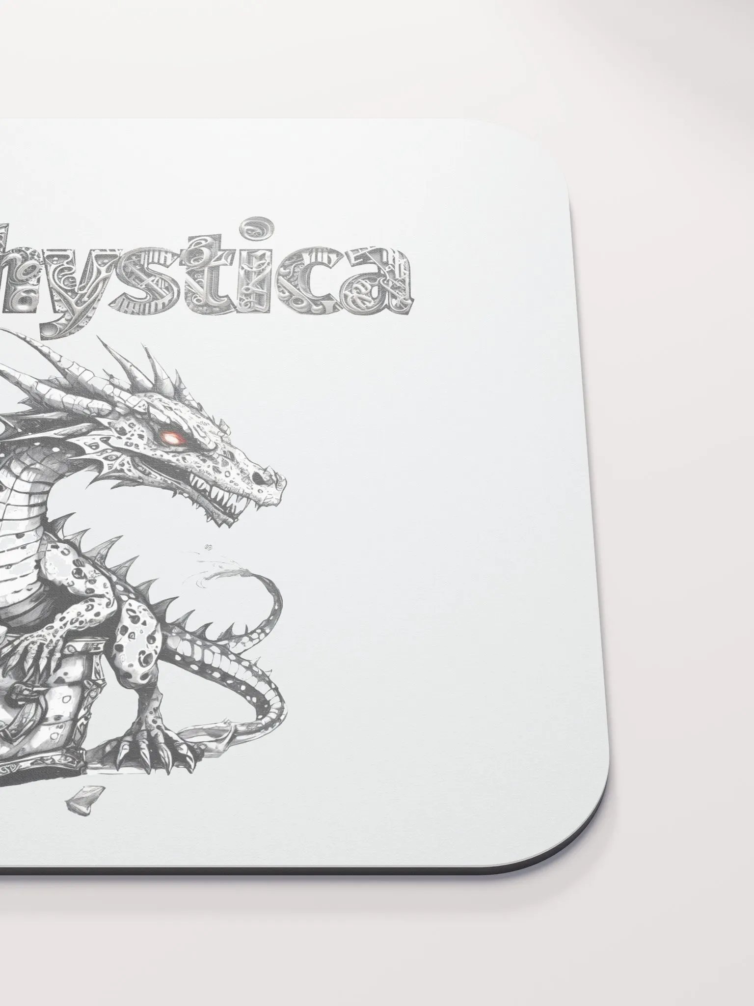 Classic Mouse Pad: Rock On Dragon with Treasure chest product image (5)