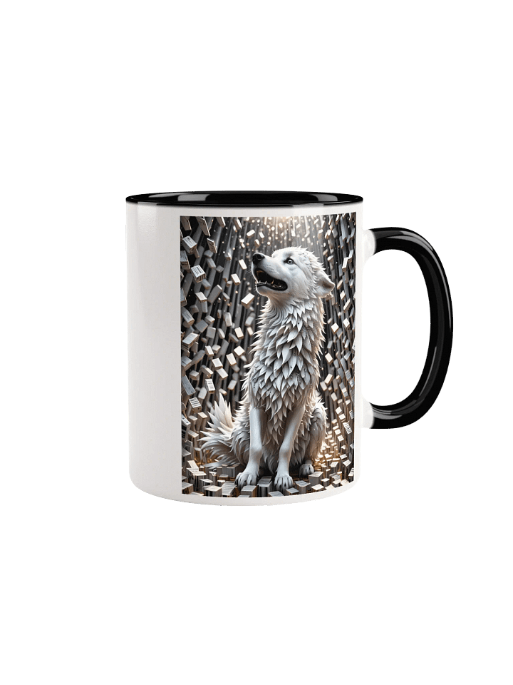 Surreal Wolf Ceramic Mug product image (1)