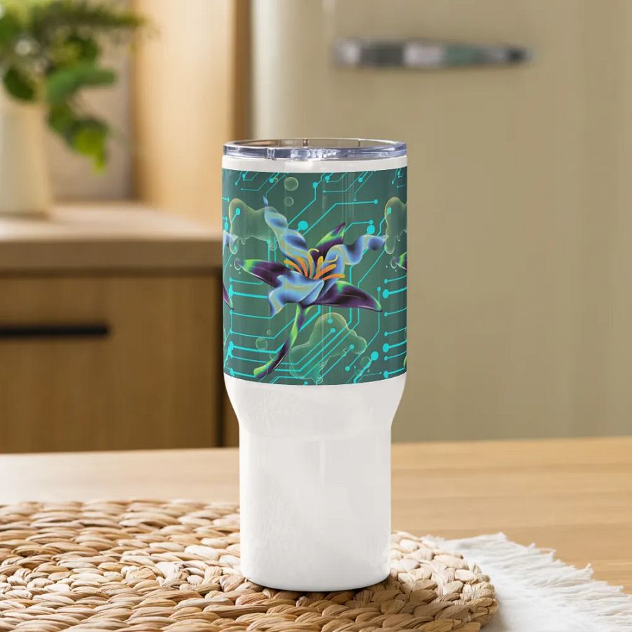 teal meta-magic insulated travel mug for stylish gents and ladies product image (9)