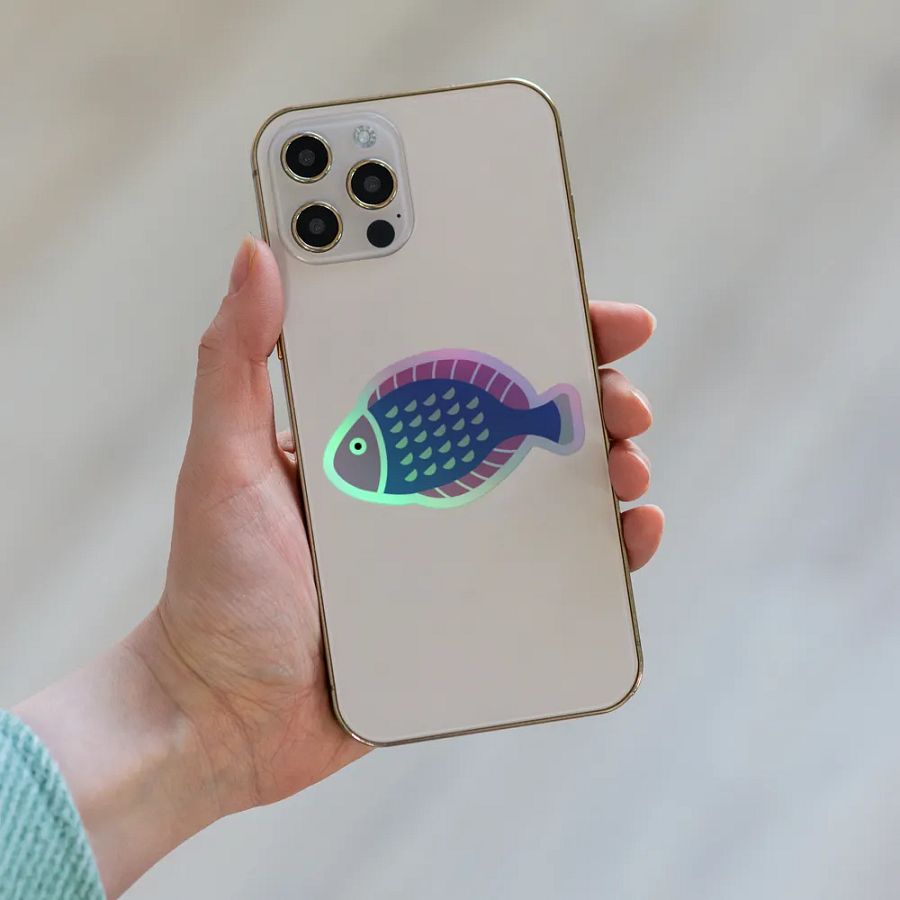 Holographic Fish Frenzy Sticker Sheet product image (8)