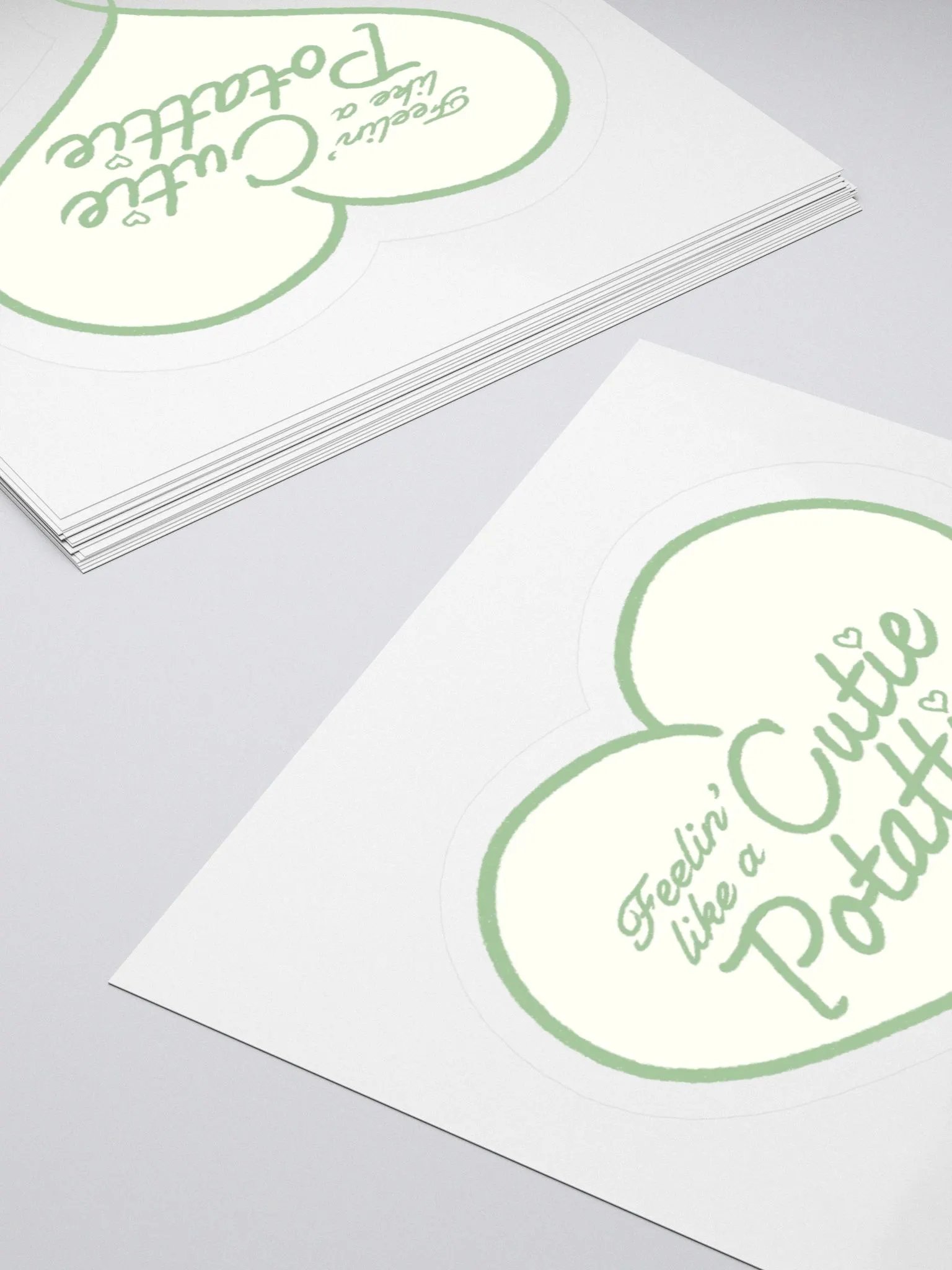 Cutie Potattie White Sticker product image (11)
