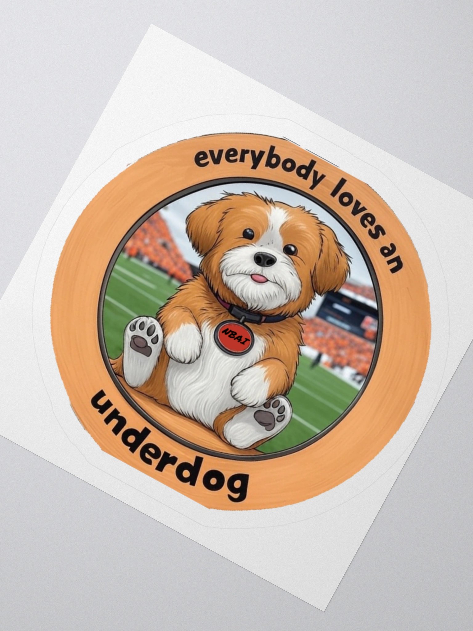 Everybody Loves An Underdog Sticker product image (2)