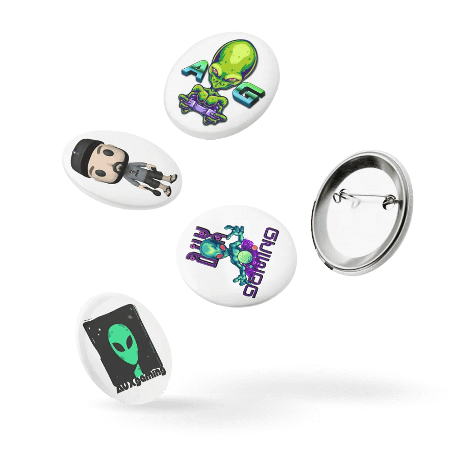 AUXgaming Alien Gamer Button Set product image (9)