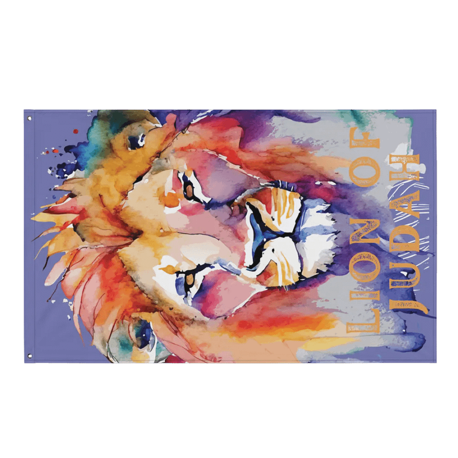 Seven Spirits of God- Lion of Judah Flag product image (1)