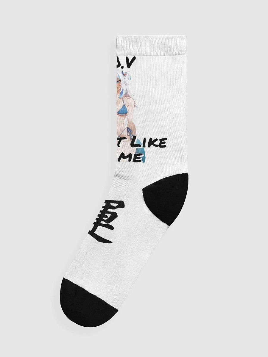"Love Me Senpai Anime Girl Socks" product image (3)
