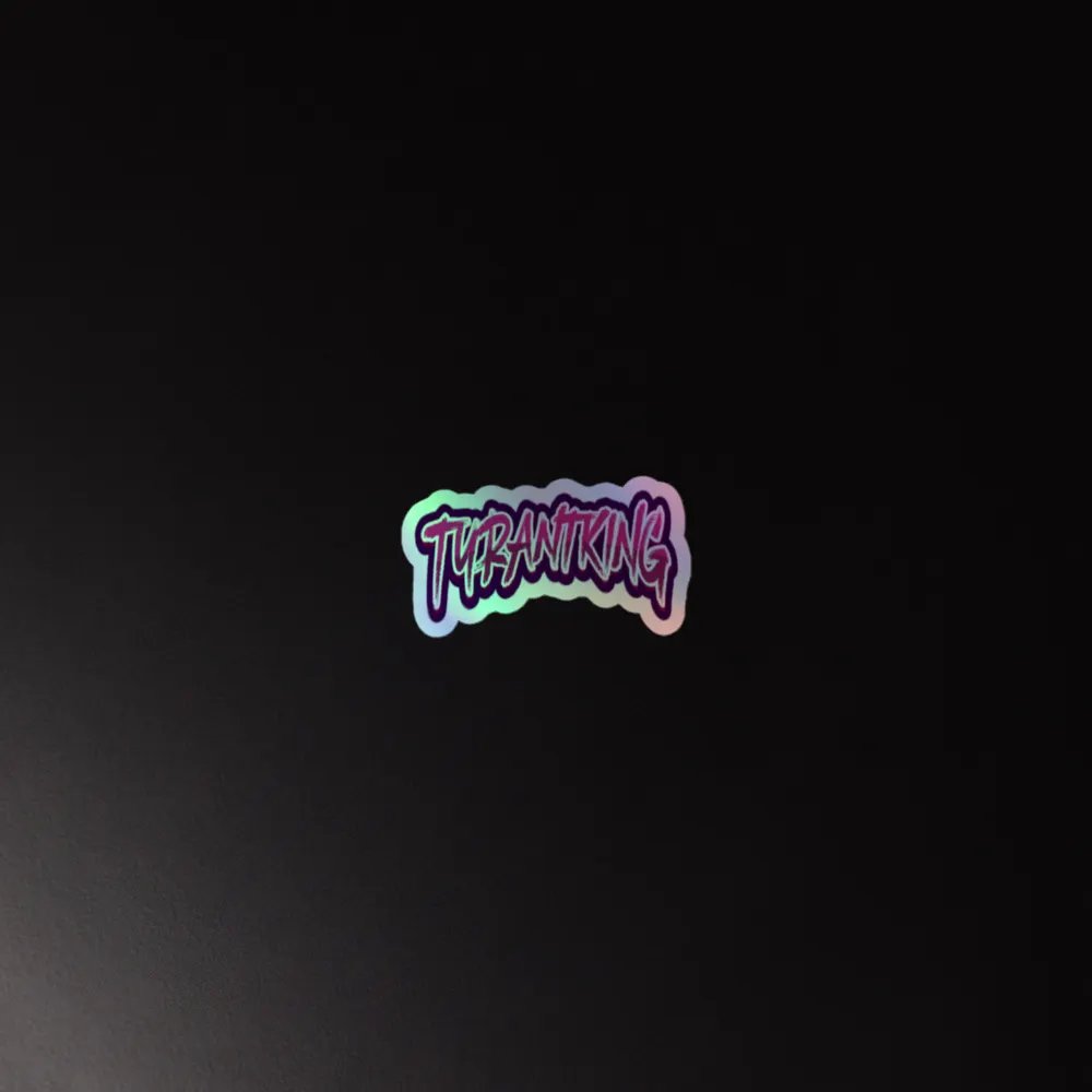 TK text holo sticker! product image (4)