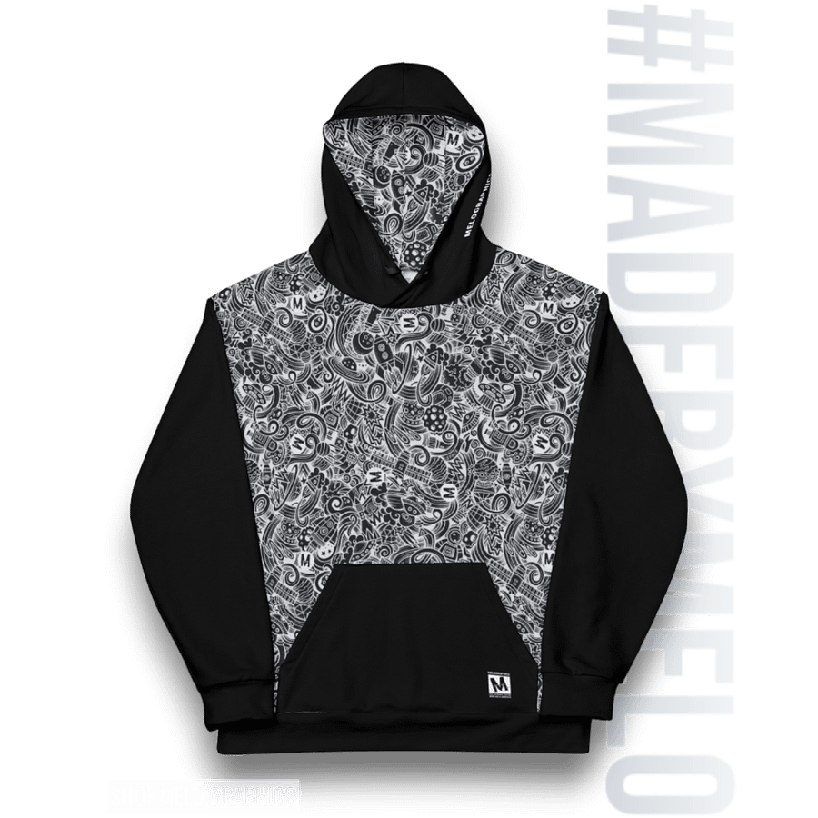Dark Space Scribble - Ultimate Hoodie | #MadeByMELO product image (5)