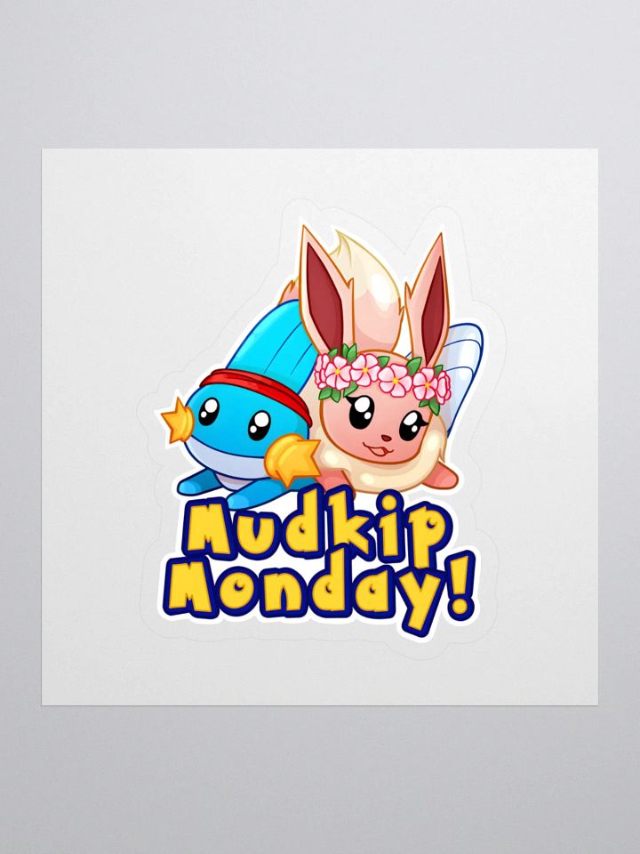 Mudkip Monday Sticker product image (1)
