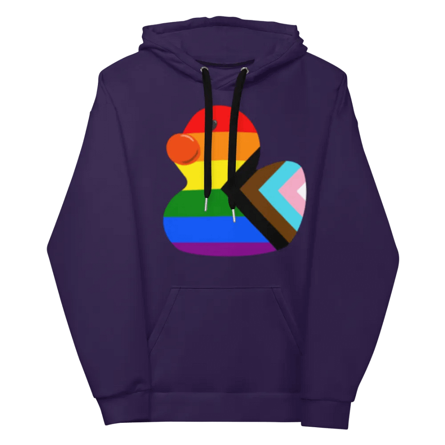 Purple Pride Duck Hoodie product image (12)