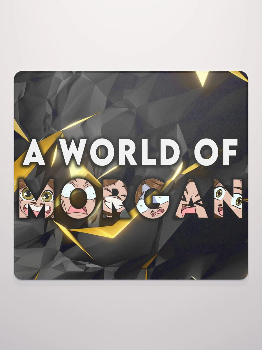 A World of Morgan Deskmat - Black and Gold product image (4)
