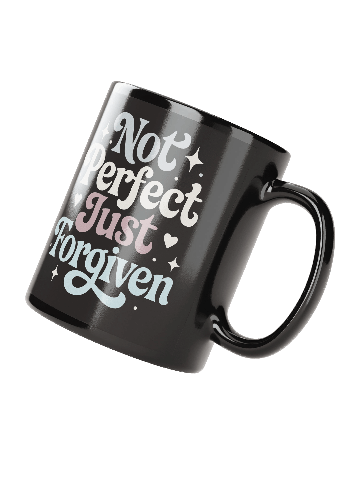Not Perfect Just Forgiven Retro Christian Design product image (4)